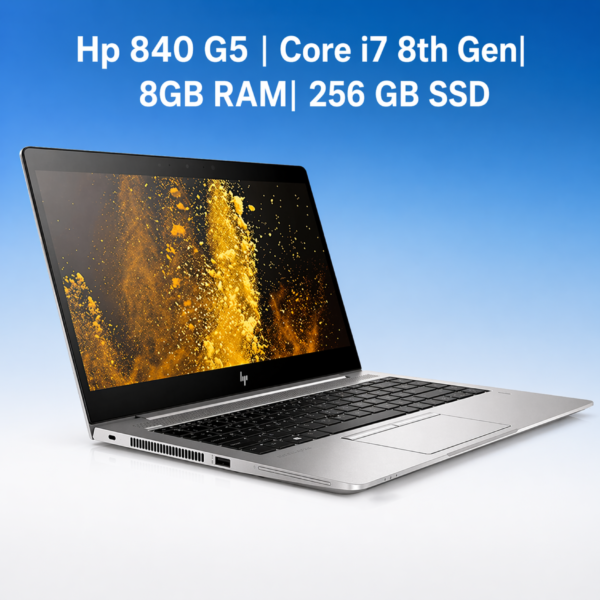 Hp 840 G5 | Core i7 8th Gen | 8GB RAM  |  Win 11 Pro | Refurbished