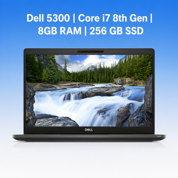 Dell 5300 | Core i7 8th Gen | 8 GB RAM | Win 11 Pro | Refurbished