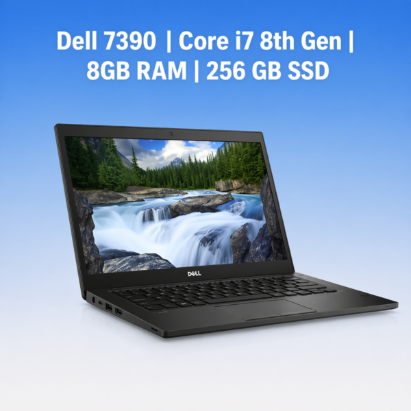 Dell 7390 | Core i7 8th Gen | 8 GB RAM | Win 11 Pro | Refurbished