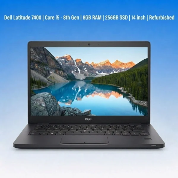 Dell Latitude 7400 | Core i5 - 8th Gen | 8GB RAM | 256GB SSD | 14 inch | Refurbished